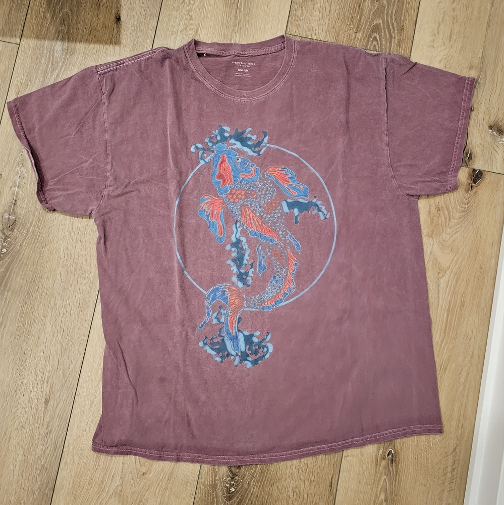 Urban Outfitters Koi Fish Graphic Tee